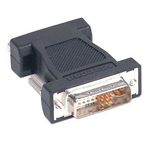 24-Pin DVI-A (M) to 15-Pin VGA (F) Adapter